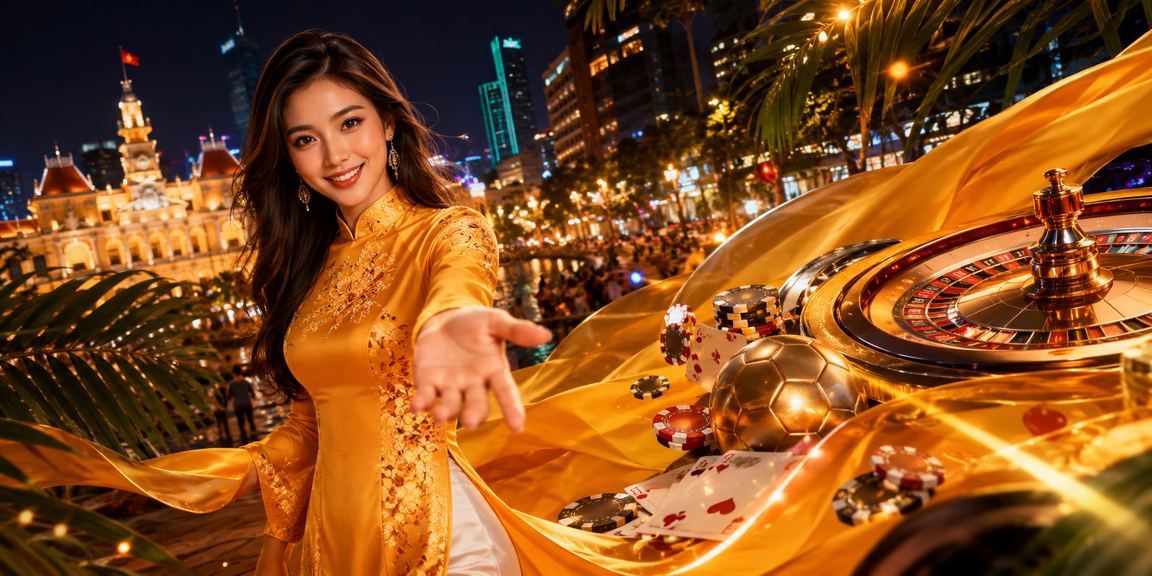 Bối cảnh TP Hồ Chí Minh minh họa thao tác VND và tài khoản thể thao
